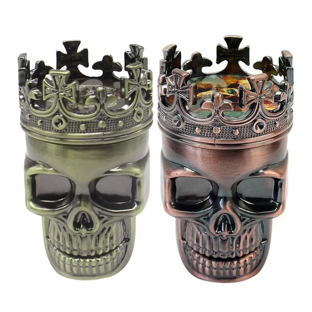 Skull Head Shape Grinder Small Size 3 Layers