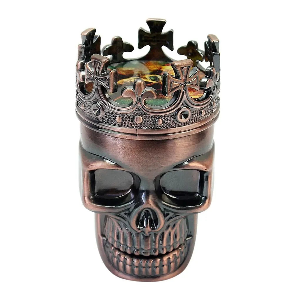 Skull Head Shape Grinder Small Size 3 Layers